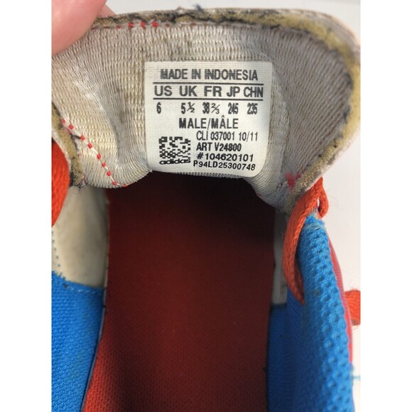 Adidas F50 Size 6 Soccer Cleats - Red/White/Blue V24800 - Picture 12 of 12